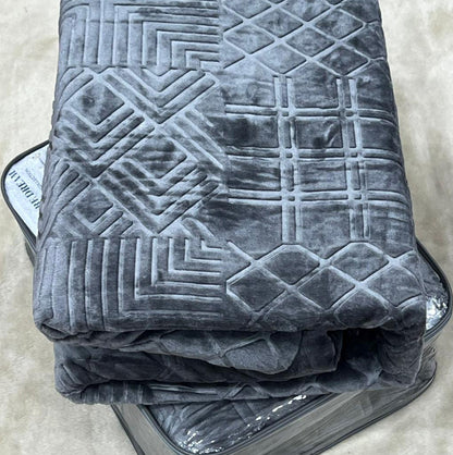 Embossed Winter Mohair Blanket – Single & Half Size (1 Piece)