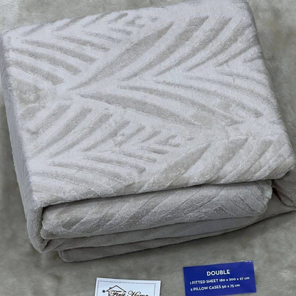 بيت فرشة شتوي موهير مغيط متوفر بمقاسان مفرد ونص 4 قطع مجوز 3 قطع - Winter mohair fitted sheet