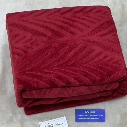 بيت فرشة شتوي موهير مغيط متوفر بمقاسان مفرد ونص 4 قطع مجوز 3 قطع - Winter mohair fitted sheet