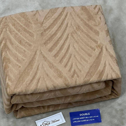 بيت فرشة شتوي موهير مغيط متوفر بمقاسان مفرد ونص 4 قطع مجوز 3 قطع - Winter mohair fitted sheet