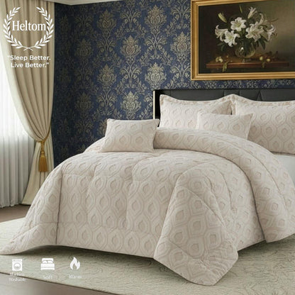 Winter mohair coverlet fur Jacquard heavy – King size