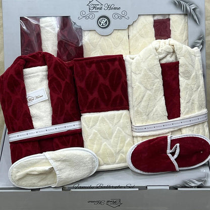 Bathrobe Set | Bridal | Heavy Jacquard | 9 Pieces