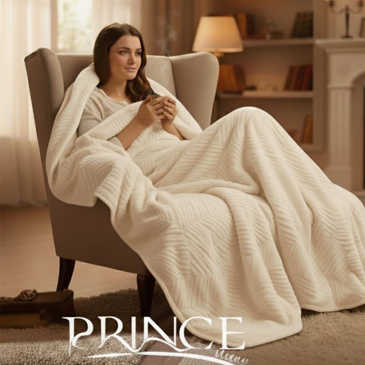 Mohair Throw Blanket Ultra Soft & Warm Available in Single size