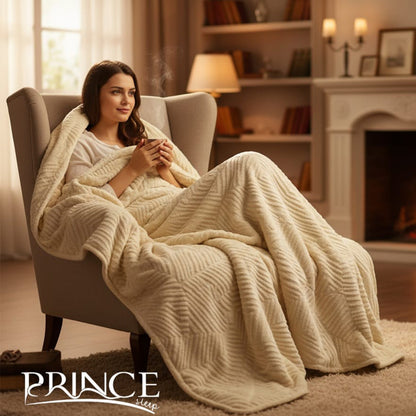 Mohair Throw Blanket Ultra Soft & Warm Available in Single size