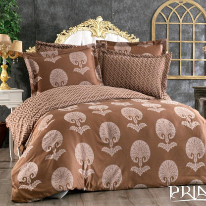 Bed set Cotton 100% Jacquard Available in king size 6Pcs