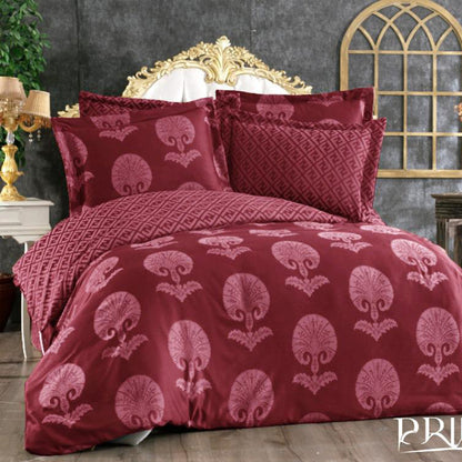 Bed set Cotton 100% Jacquard Available in king size 6Pcs