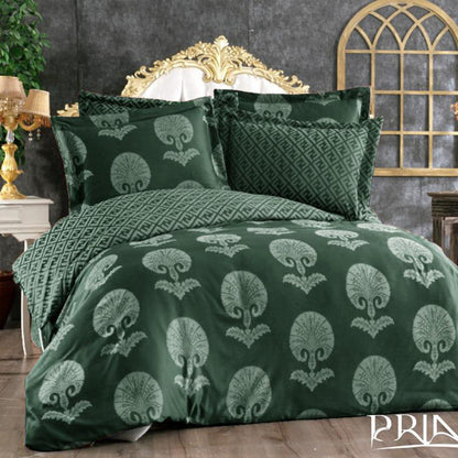 Bed set Cotton 100% Jacquard Available in king size 6Pcs