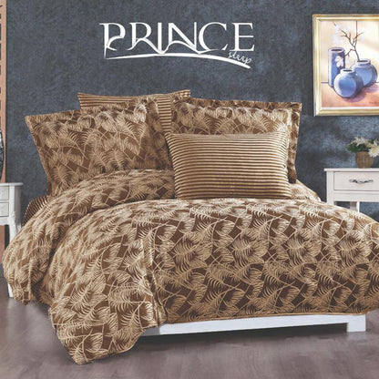 Bed set Cotton 100% Jacquard Available in king size 6Pcs