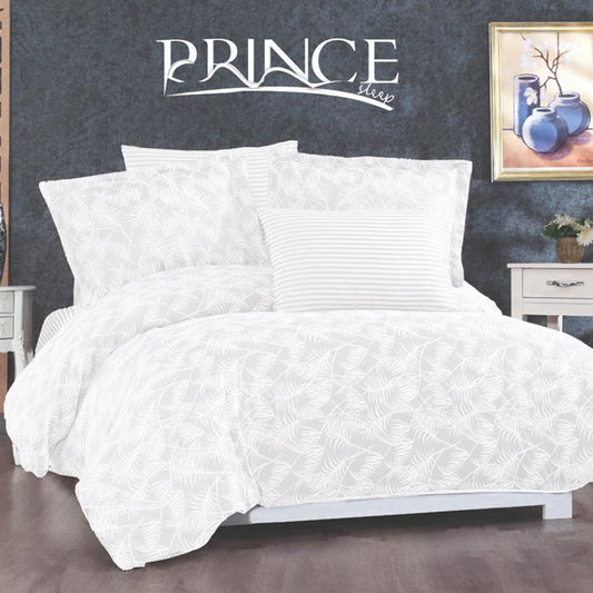 Bed set Cotton 100% Jacquard Available in king size 6Pcs