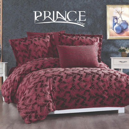 Bed set Cotton 100% Jacquard Available in king size 6Pcs