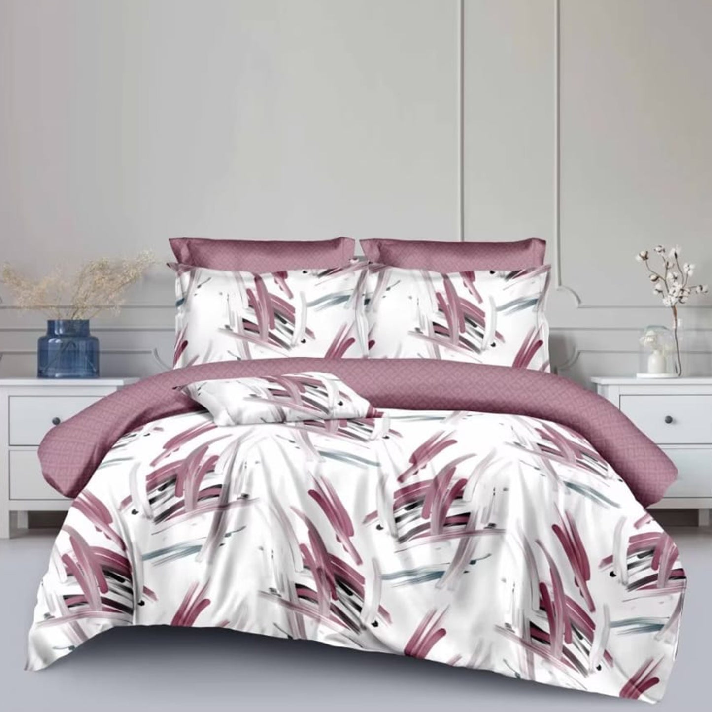 Duvet Cover Set (Microfiber) Bridal - Available in two Sizes