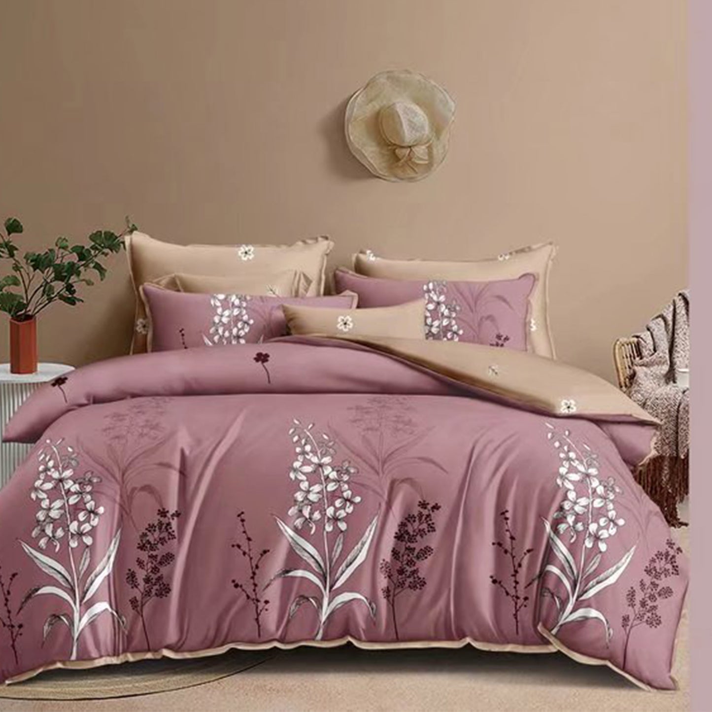 Duvet Cover Set (Microfiber) Bridal - Available in two Sizes