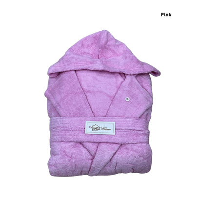 Bathroom Robe with Hood | 100% Cotton | Unisex | Premium Thick Fabric