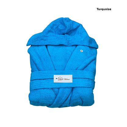Bathroom Robe with Hood | 100% Cotton | Unisex | Premium Thick Fabric