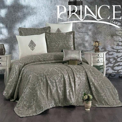 Piqué Bed Set | Cotton 100% | Bridal | King Size | 6 Pieces