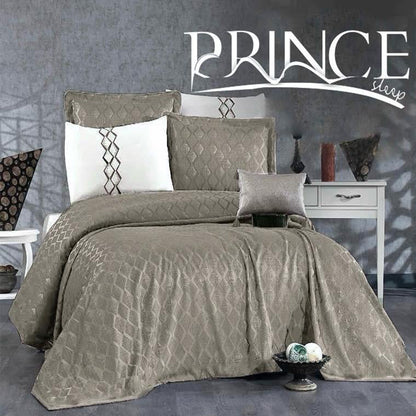 Piqué Bed Set | Cotton 100% | Bridal | King Size | 6 Pieces