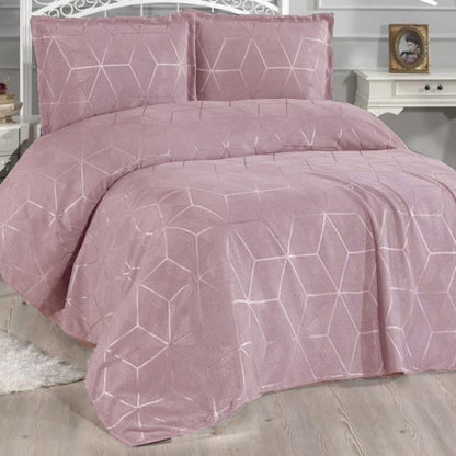 Piqué Bed Set | Cotton Feel | Bridal | King Size | 4 Pieces