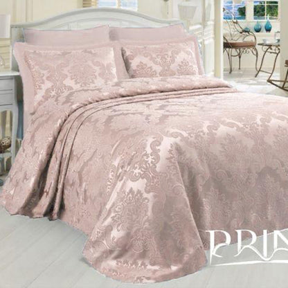 Piqué Bed Set | Cotton 100% | Bridal | King Size | 6 Pieces