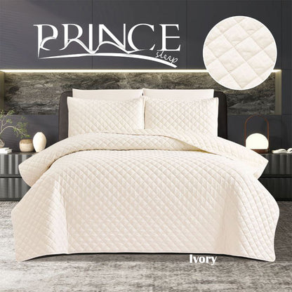 Bedspread | Microfiber | Available in 2 Sizes | Single Half 2 Pieces | King Size 3 Pieces