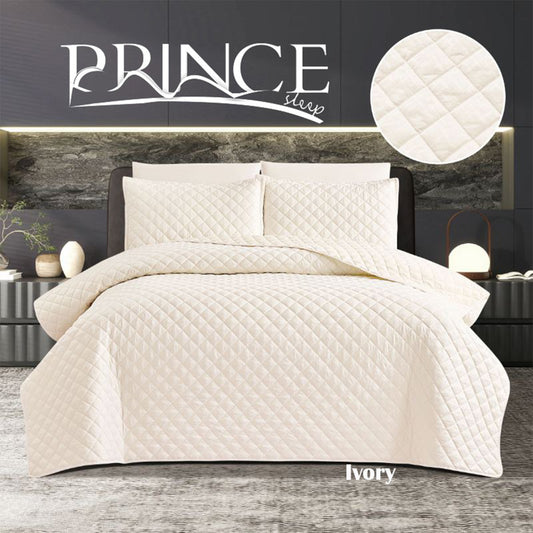Bedspread | Microfiber | Available in 2 Sizes | Single Half 2 Pieces | King Size 3 Pieces