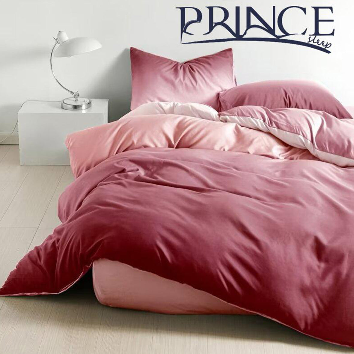 Bed set Microfiber Available in 2 Sizes Single half 3 pieces & Double size 4 pieces