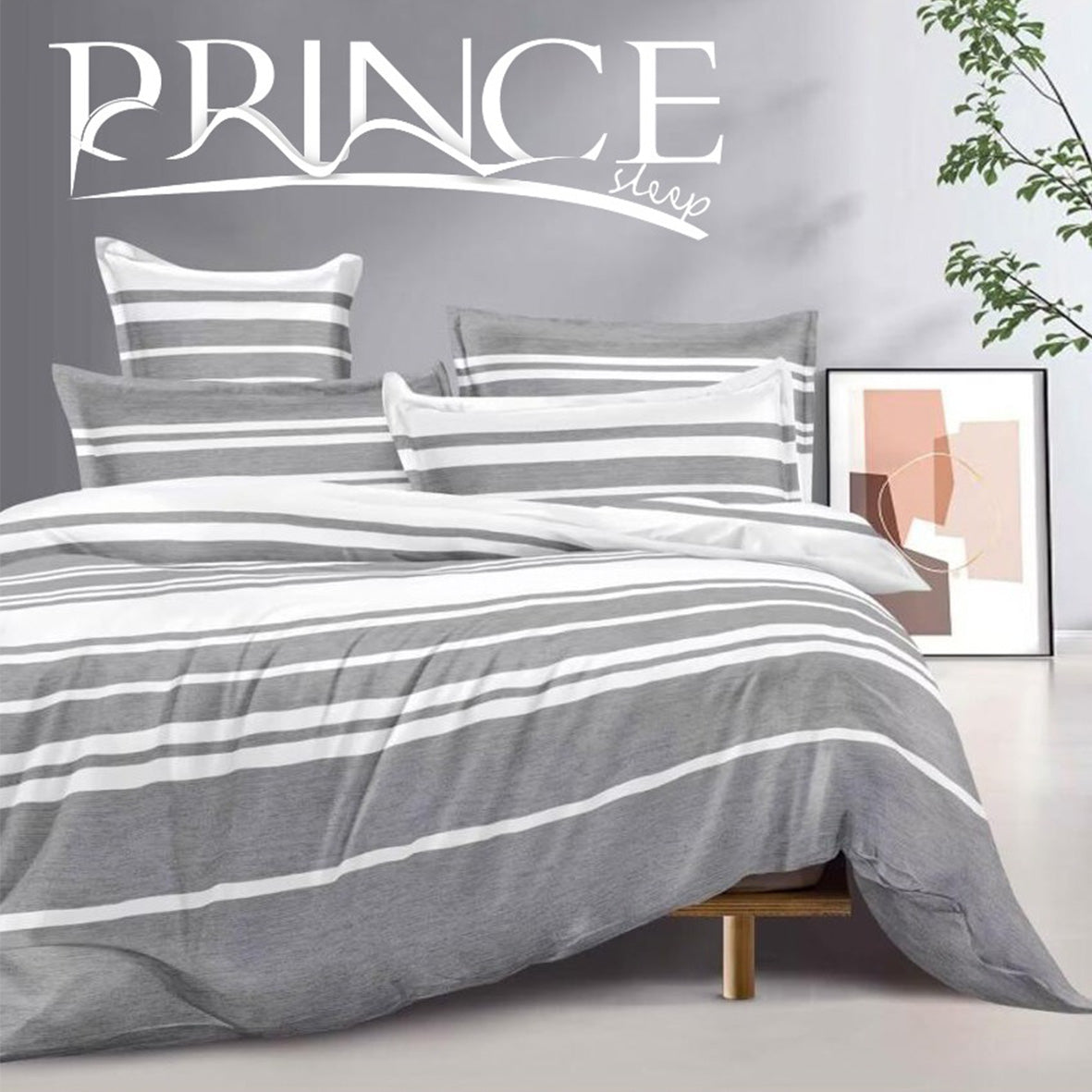 Bed set Microfiber Available in Sizes 2 sizes Single half 3 pieces & king size 4 pieces