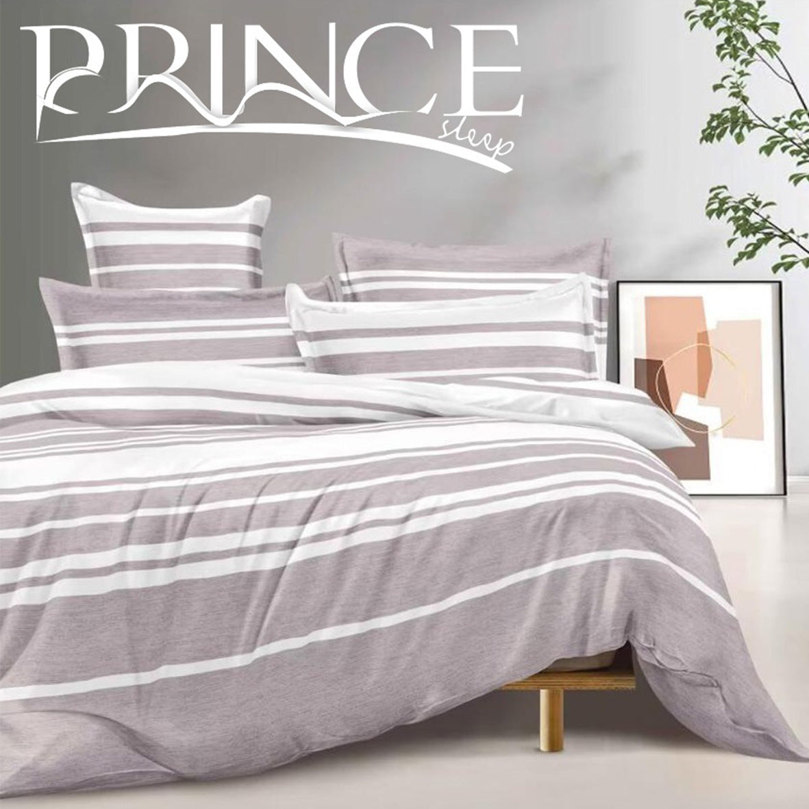 Bed set Microfiber Available in Sizes 2 sizes Single half 3 pieces & king size 4 pieces