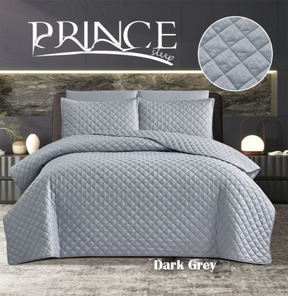 Bedspread | Microfiber | Available in 2 Sizes | Single Half 2 Pieces | King Size 3 Pieces