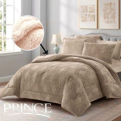 Winter Mohair Fur Coverlet Set | Soft, Warm & Elegant | Available in 2 Sizes