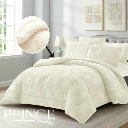 Winter Mohair Fur Coverlet Set | Soft, Warm & Elegant | Available in 2 Sizes