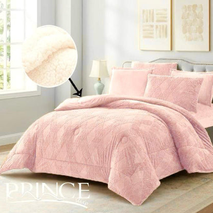 Winter Mohair Fur Coverlet Set | Soft, Warm & Elegant | Available in 2 Sizes