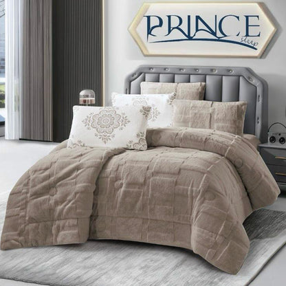 Winter Coverlet Fox Mohair Fur Coverlet – King Size (3 Pieces) & Single Half Size (2 Pieces)