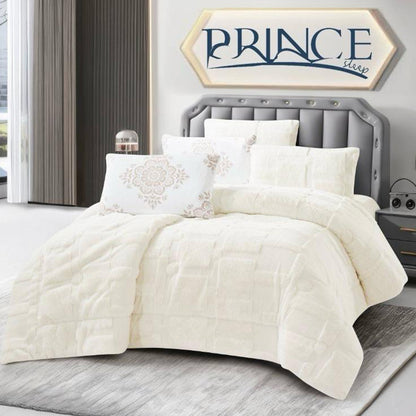 Winter Coverlet Fox Mohair Fur Coverlet – King Size (3 Pieces) & Single Half Size (2 Pieces)