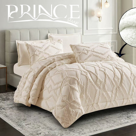 Winter Coverlet Set | Mohair Embossed | King & Single Half Sizes