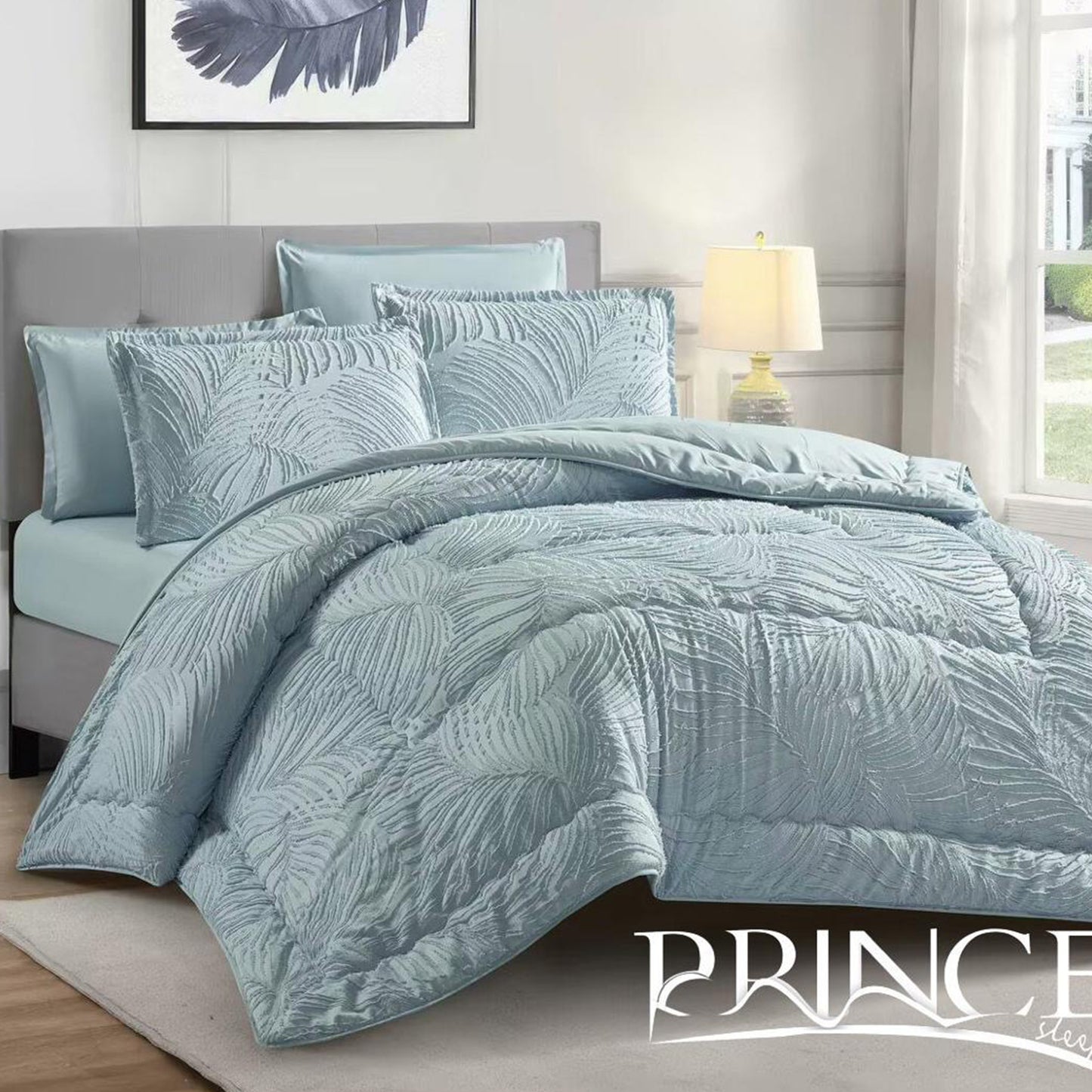 Comforter Set | 100% Cotton | Available in 2 Sizes | Single Half 4 Pieces | King Size 6 Pieces