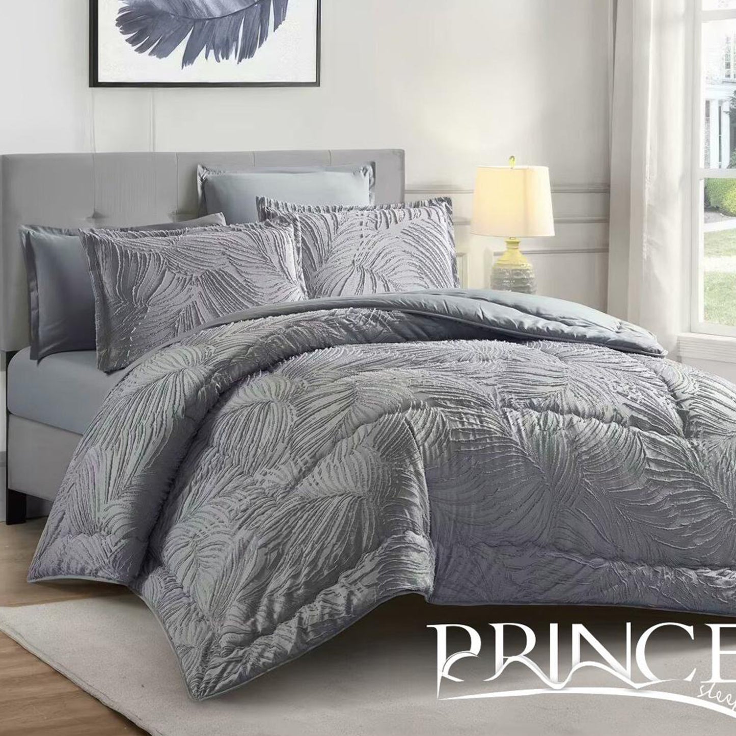 Comforter Set | 100% Cotton | Available in 2 Sizes | Single Half 4 Pieces | King Size 6 Pieces