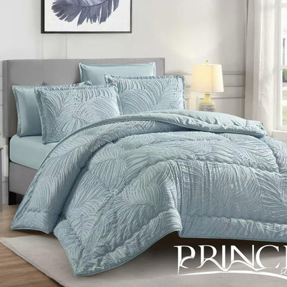 Summer Comforter Set 100% Cotton Available in King 6Pcs & Single Sizes 4Pcs