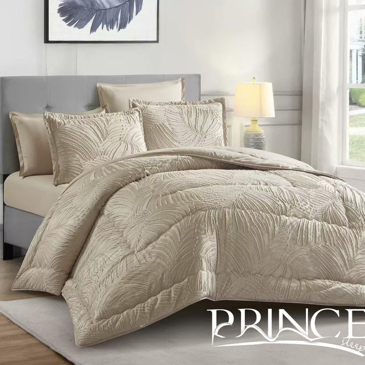 Comforter Set | 100% Cotton | Available in 2 Sizes | Single Half 4 Pieces | King Size 6 Pieces