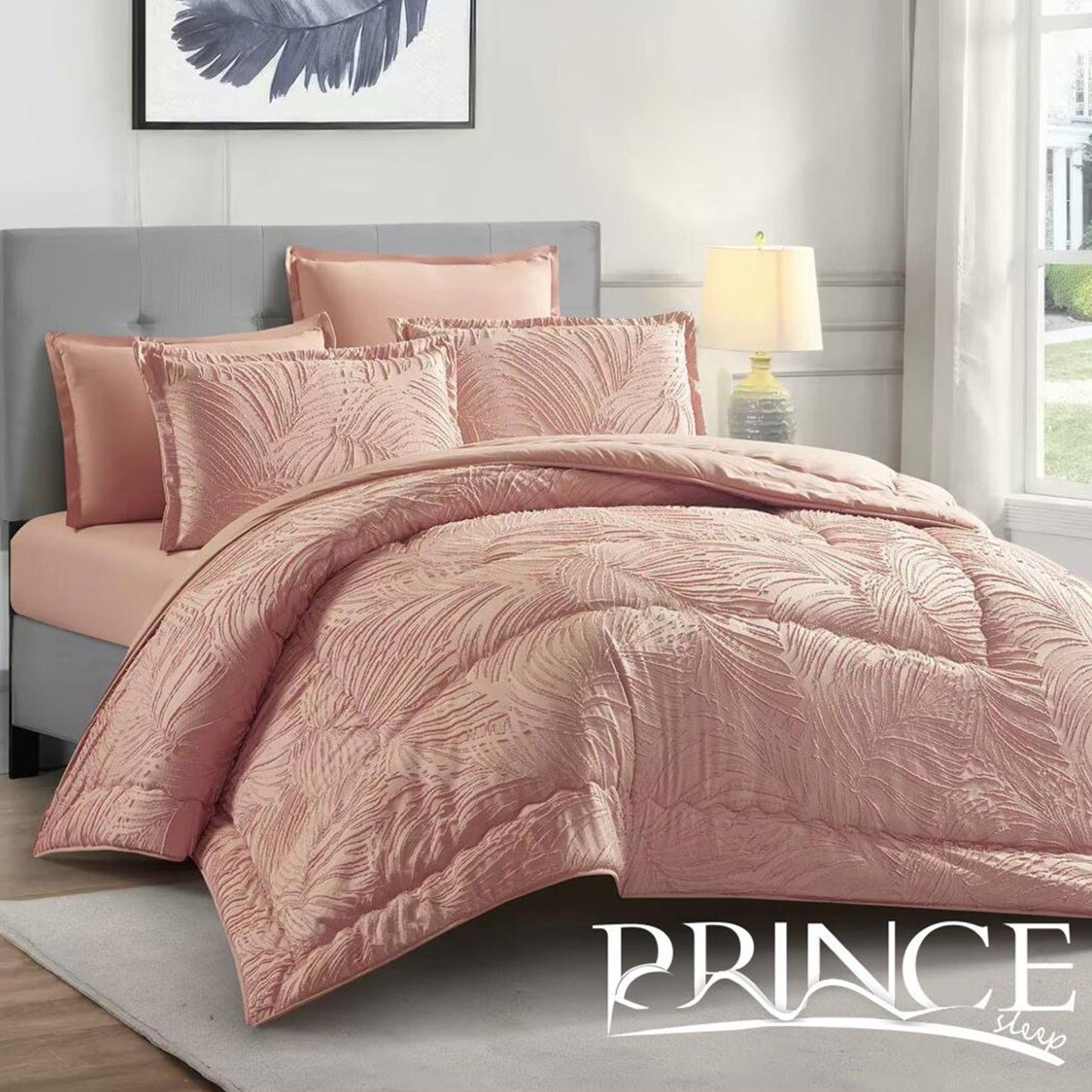 Comforter Set | 100% Cotton | Available in 2 Sizes | Single Half 4 Pieces | King Size 6 Pieces