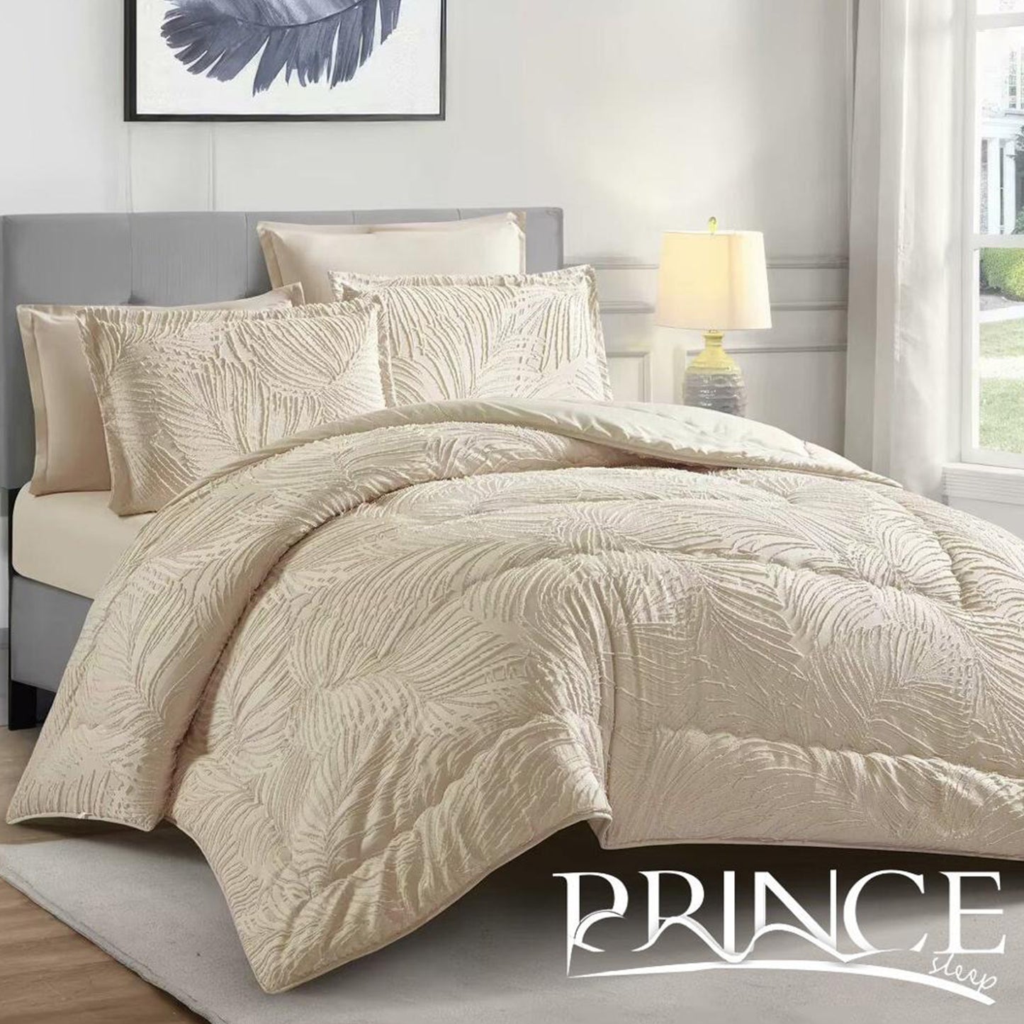 Comforter Set | 100% Cotton | Available in 2 Sizes | Single Half 4 Pieces | King Size 6 Pieces