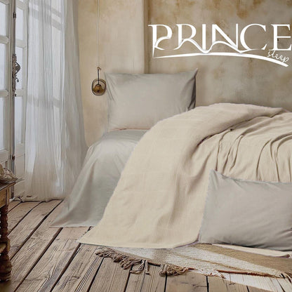 Piqué Bed Cover | Turkish Cotton 100% | Soft & Wash-Safe | Available in 2 Sizes