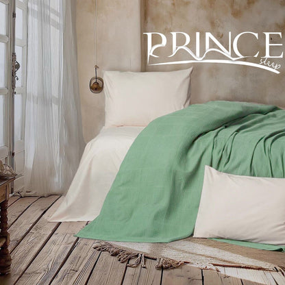 Piqué Bed Cover | Turkish Cotton 100% | Soft & Wash-Safe | Available in 2 Sizes