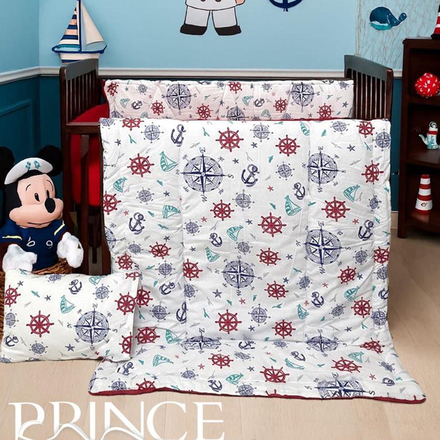 Baby Cotton Comforter Set | 100% Soft Cotton | 6 Pieces