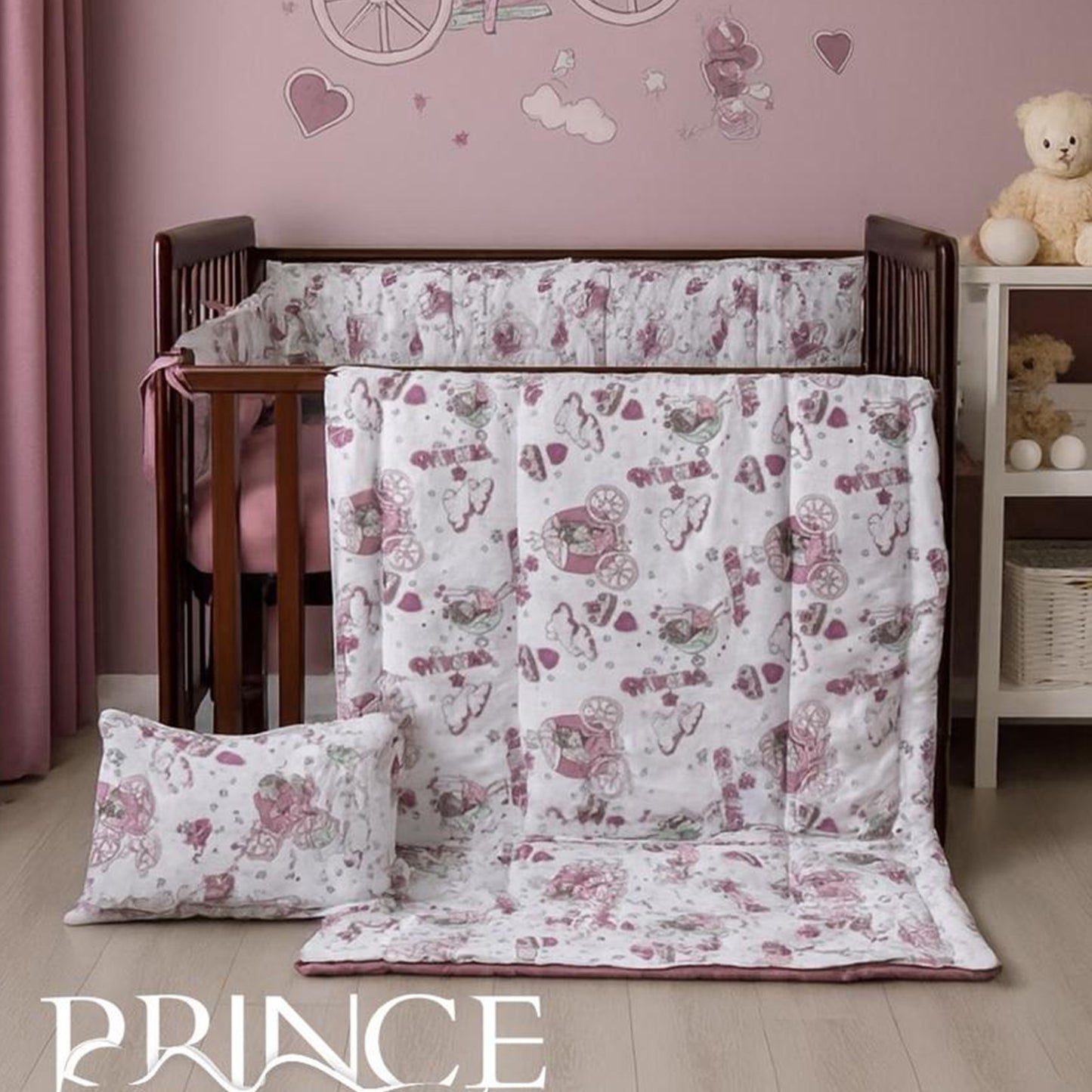 Baby Cotton Comforter Set | 100% Soft Cotton | 6 Pieces