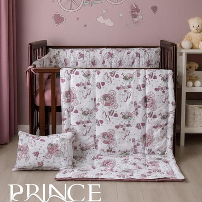 Baby Cotton Comforter Set | 100% Soft Cotton | 6 Pieces