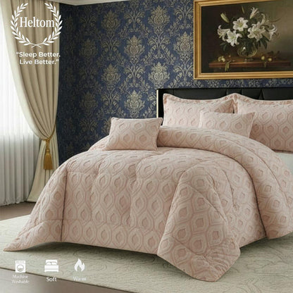 Winter mohair coverlet fur Jacquard heavy – King size