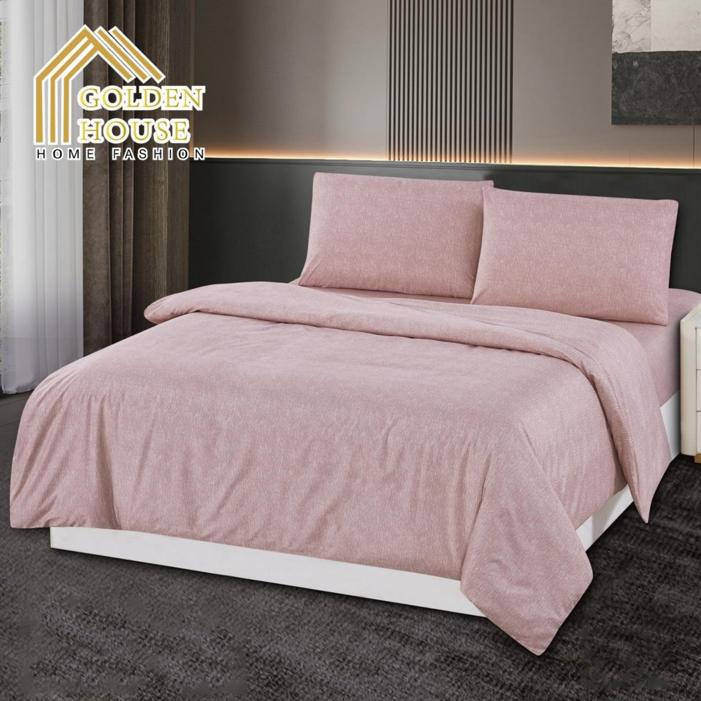Bed set | Microfiber | Available in 3 Sizes | Single half 3 pieces | Double size 4 pieces | King size 4 pieces