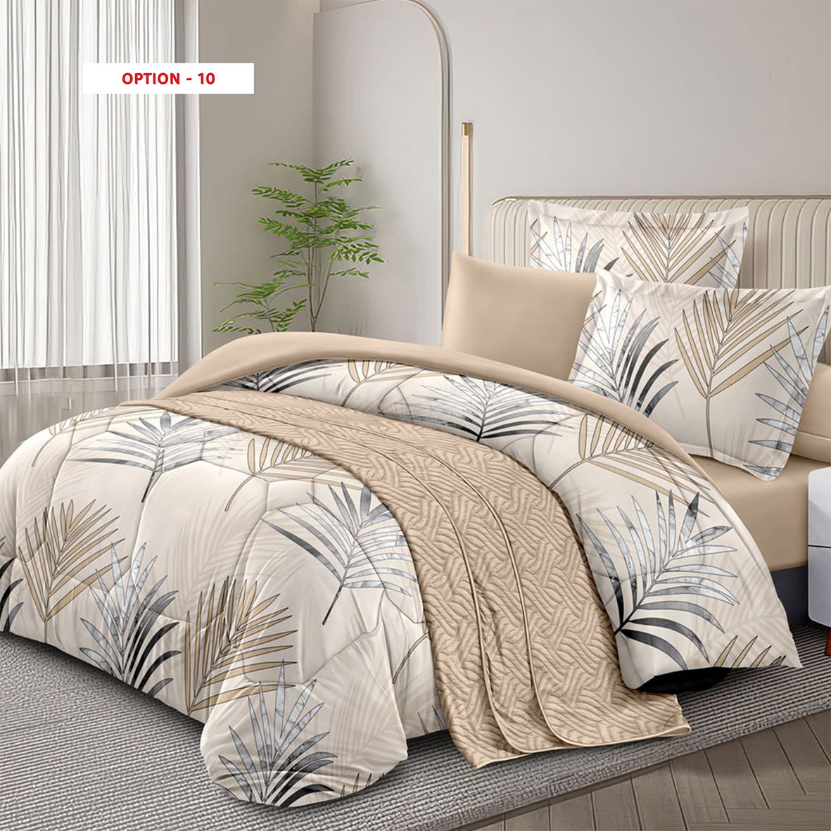 Comforter Set cotton 100% – King Size 6Pcs