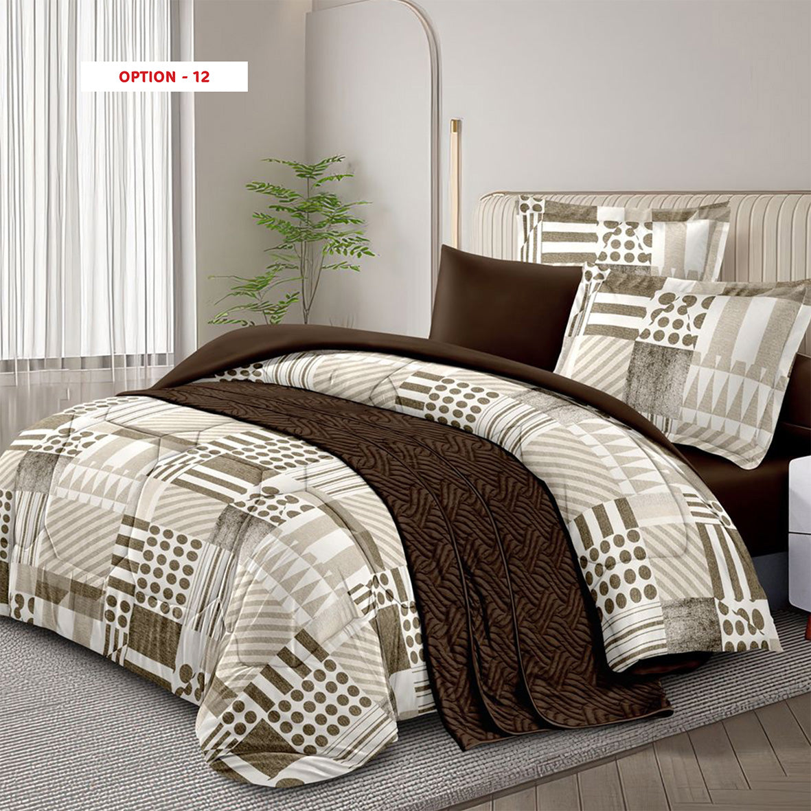 Comforter Set cotton 100% – King Size 6Pcs
