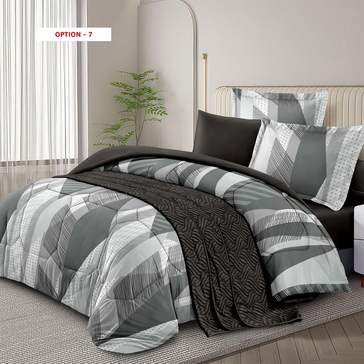Comforter Set cotton 100% – King Size 6Pcs